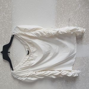 New off white Long sleeves off shoulder Top